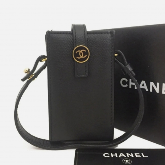 CHANEL COCO BUTTON CAVIAR CIGARETTE TOBACCO CASE/S1900 - Picture 13 of 13